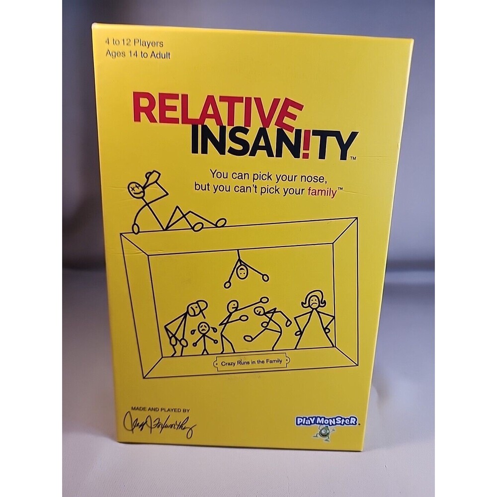 Relative Insanity Adult Family Party Game Jeff Foxworthy Card Game